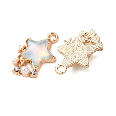 Alloy Glass Pendants FIND-K030-03G-1