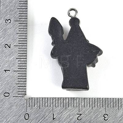 Halloween Theme Resin Pendants RESI-M046-01O-1