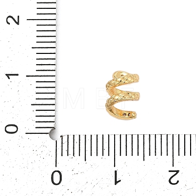 Brass Micro Pave Cubic Zirconia Beads KK-P302-16G-1