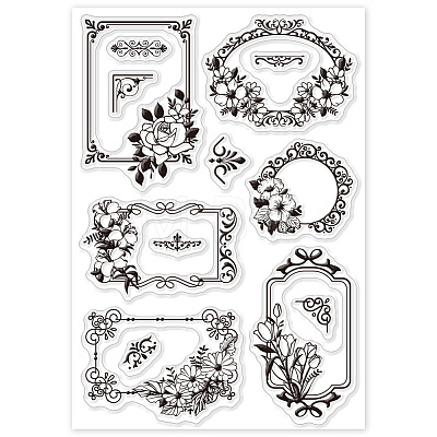 Custom PVC Plastic Clear Stamps DIY-WH0448-0455-1