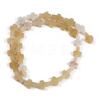 Natural Topaz Jade Beads Strands G-I369-A10-01-1