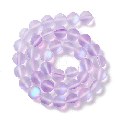 Synthetic Moonstone Beads Strands G-E573-01C-03-1