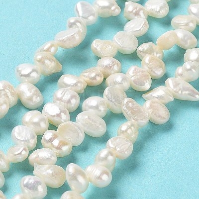 Natural Keshi Pearl Beads Strands PEAR-J007-63-1