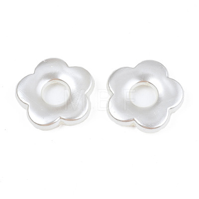 ABS Plastic Imitation Pearl Beads OACR-N008-128-1