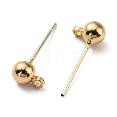 Brass Stud Earring Findings FIND-R144-13B-G14-1