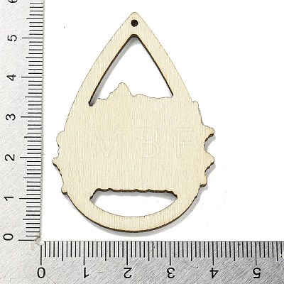 Wood Pendants WOOD-M012-01A-1