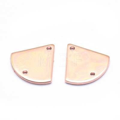 Brass Links Connectors KK-J279-39RG-NR-1