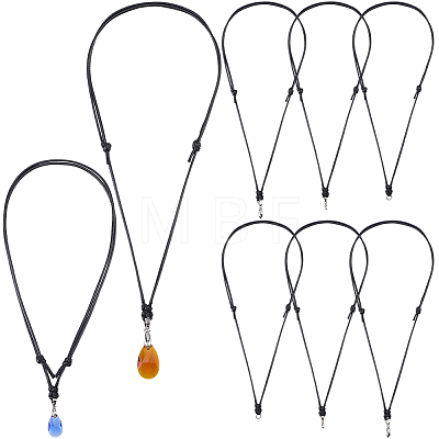 30Pcs 3 Styles Adjustable Waxed Polyester Cord Necklaces Making AJEW-SC0004-31-1