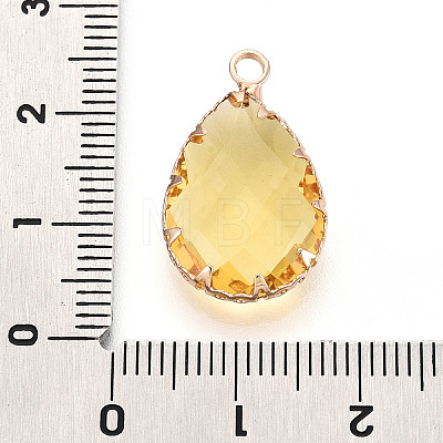 Transparent Glass Pendants KK-N283-02I-G-1