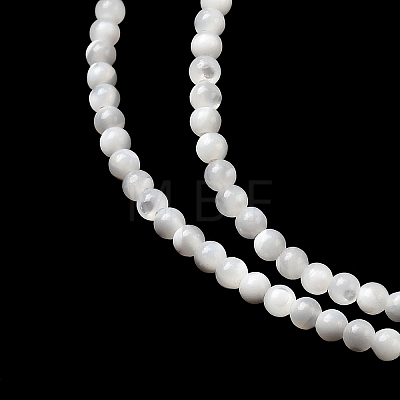 Natural White Shell Beads X-G-N0190-11-2mm-1