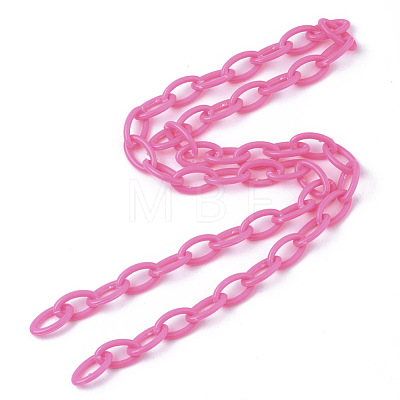 Opaque Acrylic Cable Chains SACR-N010-001F-1