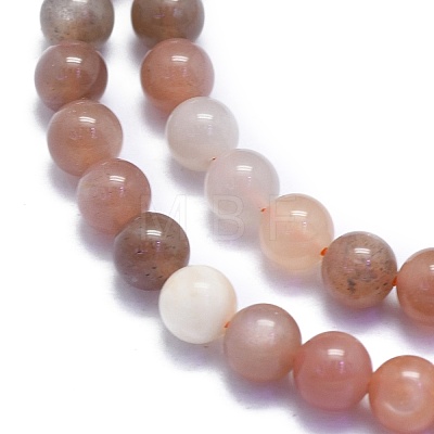 Natural Sunstone Beads Strands G-K310-C08-8mm-1