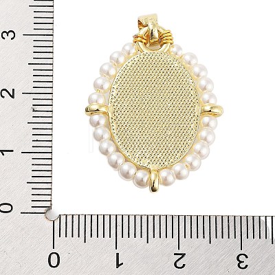 Rack Plating Brass Enamel Pendants X-KK-C056-07G-03-1