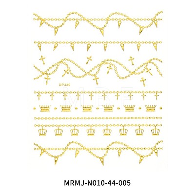 3D Goldenrod Nail Water Decals MRMJ-N010-44-005-1