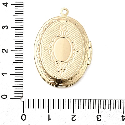 Rack Plating Brass Locket Pendants KK-K277-05LG-1