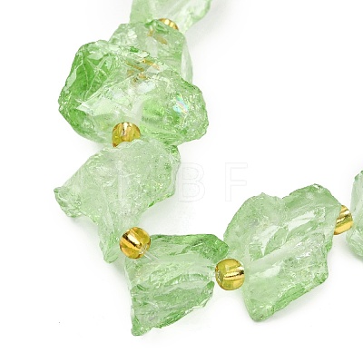 Raw Rough Natural Quartz Crystal Beads Strands G-Z131-J01-02-1