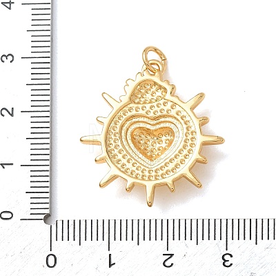 Brass Pendants KK-CBAED11-01C-G-1