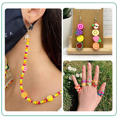11 Strands 11 Styles Handmade Polymer Clay Bead Strands CLAY-TA0001-71-1
