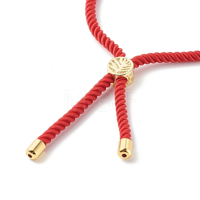 Adjustable Cubic Zirconia Beads Nylon Thread Slider Bracelets BJEW-JB06366-01-1