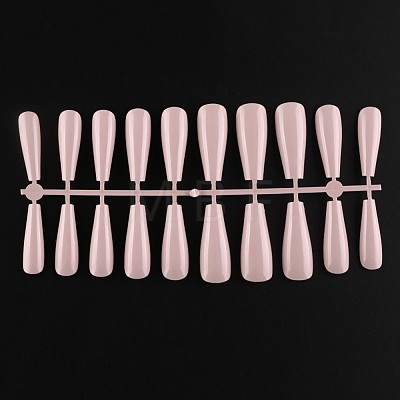 Solid Color Plastic Seamless Toe False Nail MRMJ-R106-TBL021-1