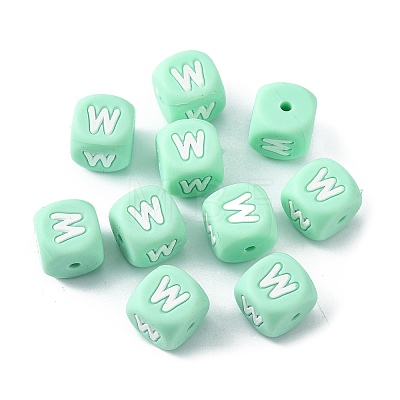 Silicone Beads for Bracelet or Necklace Making SIL-TAC001-04A-W-1