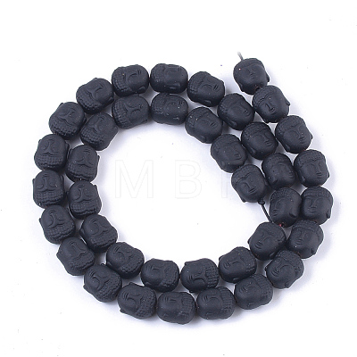 Spray Painted Non-magnetic Synthetic Hematite Beads Strands G-T116-28-17-1