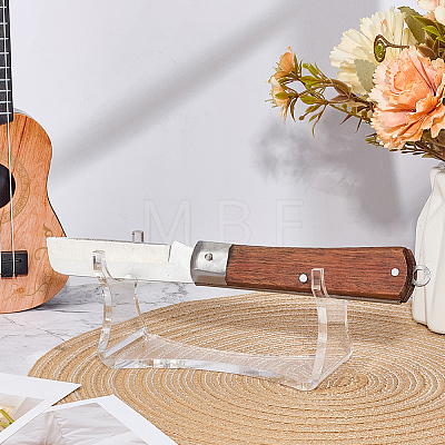 Acrylic Sword Katana Holder Stand ODIS-WH0038-195A-1