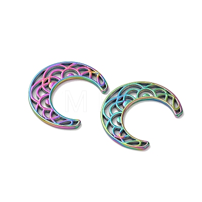 Ion Plating(IP) 304 Stainless Steel Filigree Joiners STAS-Q362-03A-M-1