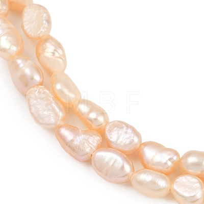 Natural Cultured Freshwater Pearl Beads Strands PEAR-P064-20G-03D-1