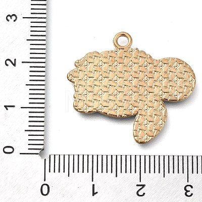 Animal Flower Alloy Enamel Pendants ENAM-Q508-01B-1