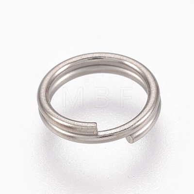 Titanium Alloy Split Rings PALLOY-WH0019-01C-1