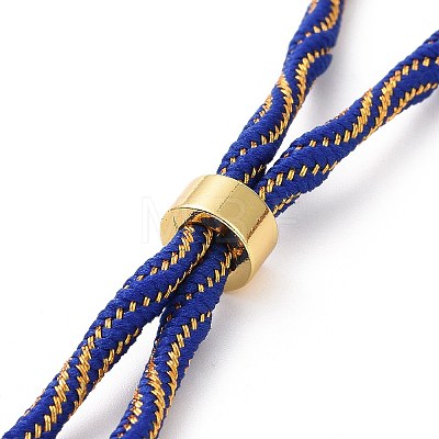 Nylon Cord Silder Bracelets MAK-C003-03G-24-1