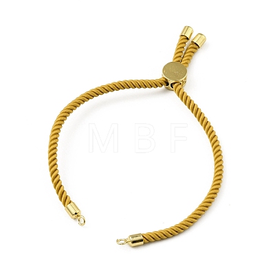 Half Finished Twisted Milan Rope Slider Bracelets FIND-G032-01G-05-1