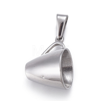 Non-Tarnish 304 Stainless Steel Pendants STAS-F252-28P-1