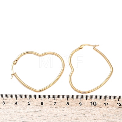 201 Stainless Steel Hoop Earrings EJEW-A052-12A-1