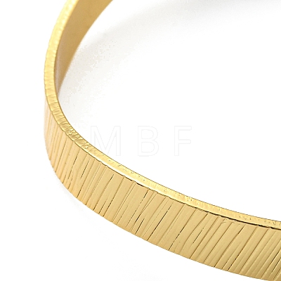 Rack Plating Brass Flat Cuff Bangles BJEW-D057-01G-1