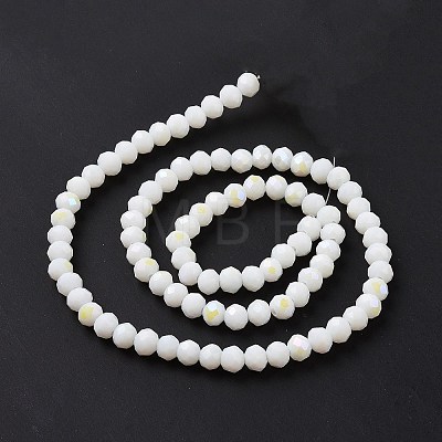 Electroplate Opaque Solid Color Glass Beads Strands LS-EGLA-A044-P1mm-L01-1