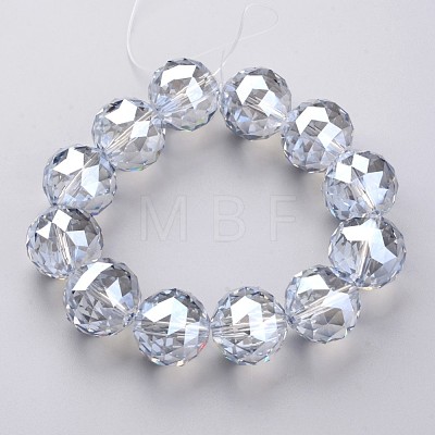 Electroplate Glass Bead Strands EGLA-J140-PL01-20mm-1