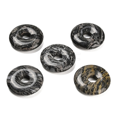 Natural Map Stone Pendants G-F831-A17-1