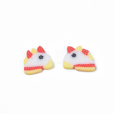 Handmade Polymer Clay Cabochons CLAY-N006-69-1