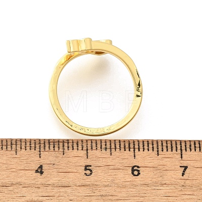 Brass Cuff Rings for Women RJEW-U044-N-1