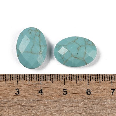 Synthetic Turquoise Cabochons G-O175-15N-01-1