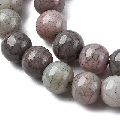 Ombre Effect Dyed Glass Beads Strands GLAA-T031-01O-12-1