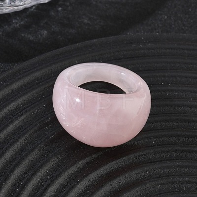 Natural Rose Quartz Finger Rings for Women GG-CBA12F1-03-1