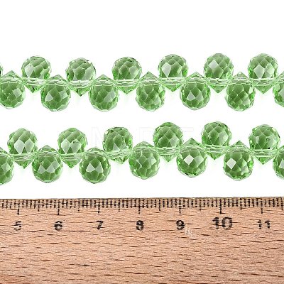 Transparent Glass Beads Strands GLAA-Q116-01A-B09-1