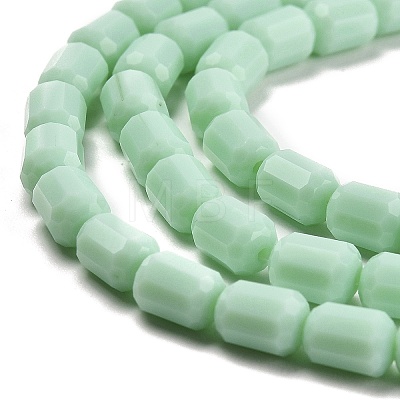 Opaque Glass Beads Strands GLAA-G112-04C-1