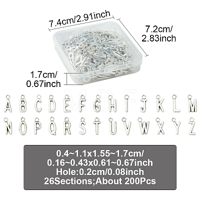 200Pcs Tibetan Style Alloy Pendants TIBE-FS0003-23-1