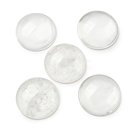 Natural Quartz Crystal Cabochons G-C115-02B-35-1