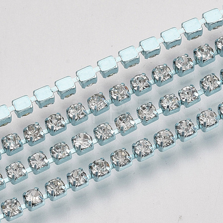Electrophoresis Iron Rhinestone Strass Chains CHC-Q009-SS8.5-A01-1