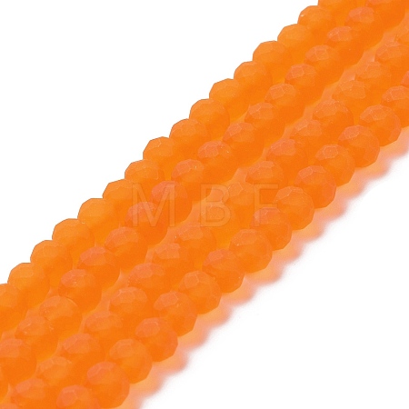 Transparent Glass Beads Strands X-EGLA-A034-T8mm-MD25-1
